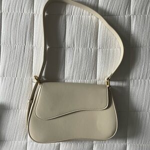 Cream Saddle Bag